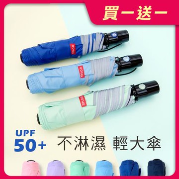 (買1送1)好傘王 自動折傘_電光黑膠布輕大傘 型男傘 自動傘 自動雨傘 晴雨兩用傘 雨傘 黑膠傘