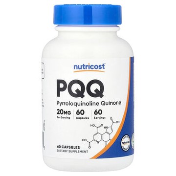 Nutricost, PQQ，20 毫克，60 粒膠囊