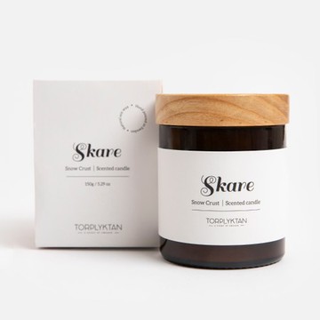 瑞典Torplyktan極地風光蠟燭-硬殻雪150g