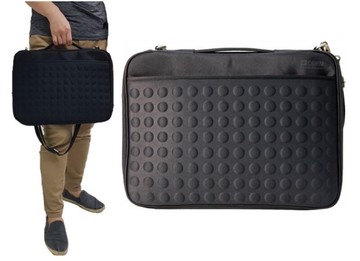 ~雪黛屋~OBIEN 文件包14吋電腦電腦包可A4資料夾防水防刮耐污高級防水布+鵝絨SOBBGSL1314