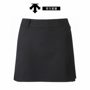 【DESCENTE】GOLF 迪桑特 女士 高爾夫短褲裙 H型褲裙 (黑色)
