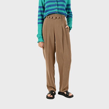 【蛋植物古著】森原圓點高腰古著老爺褲