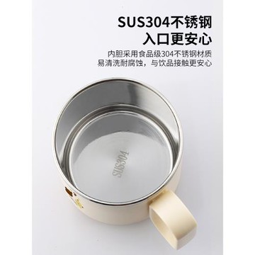 不銹鋼兒童水杯牛奶杯吸管杯家用喝水寶寶喝奶杯沖奶粉專用防摔驲