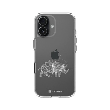 iPhone 17 Clear Case（相機按鈕） 透明 - Kerby Rosanes - 犀牛 - 白