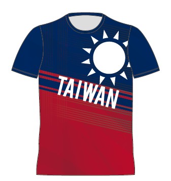 【逐光】BeLight 專屬設計_圓領T恤_男_B013國旗圓領T恤  短袖 訓練 戶外 休閒運動 排汗_POLO衫 T恤 背心 挖背背心 斜肩運動衣 三鐵衣