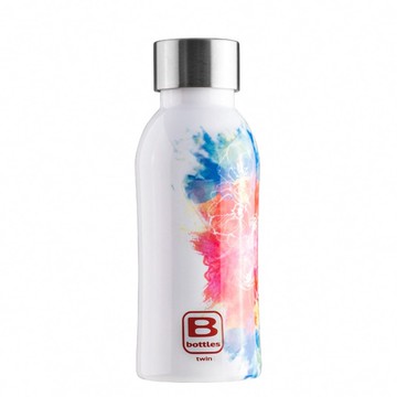 【Bugatti 布加迪】Bugatti布加迪 繽紛花宴保溫瓶 350ml BBT-3W350IS