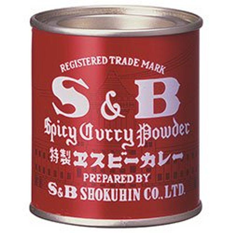 エスビー食品 S＆B 赤缶カレー粉 37g缶×10個入×(2ケース)