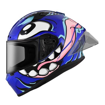 【全新體驗】ZEUS ZS826 BK12 海藍藍  全罩式安全帽