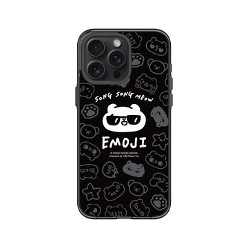 iPhone 15 Pro Max Clear 酷墨灰 - 爽爽貓 Song Song Meow by SECOND - 爽爽貓_Emoji