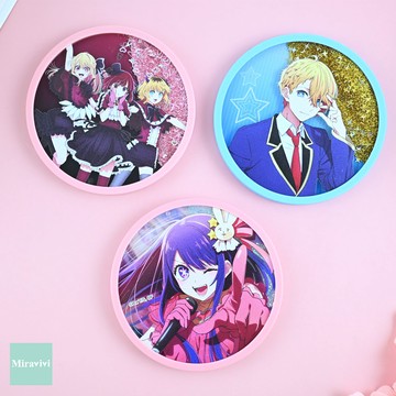 我推的孩子流沙杯墊