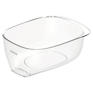 ecoco 意可可 焯水籃 E24162 輕鬆料理好幫手  276g  透明白  1個