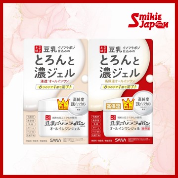 【日本直送】SANA莎娜豆乳美肌多效保濕凝膠霜100g 一般型/濃潤型 罐裝/補充裝