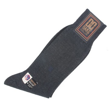 DAKS 直條舒適紳士襪-灰色