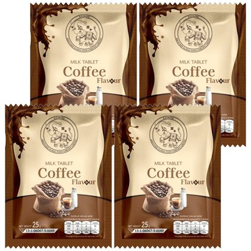 Q-Q BRAND 皇家牛奶片咖啡味  25g  4個