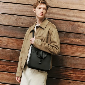 GASTON LUGA Splash Cleo Crossbody側背包 - 復古棕