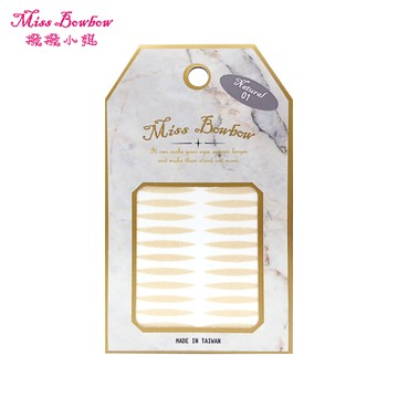 Miss Bowbow 彩妝師系列雙眼皮貼-3M加強款01(淺)(120pcs)
