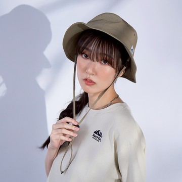 CACO-壓格面料漁夫帽(二色)-男女共穿【J1NA027】