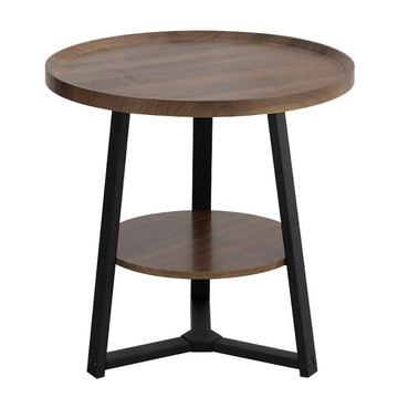 【IDEA】瑪丹簡約雙層弧形置物茶几/邊桌(和室桌)