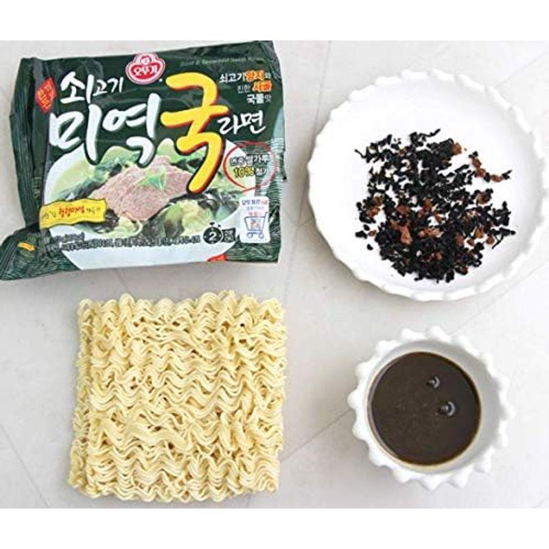 オットギ 牛肉ワカメスープラーメン 1個入   韓国食品 韓国ラーメン (海外直送)