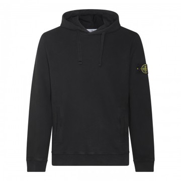 Stone Island - Black Cotton Sweatshirt M