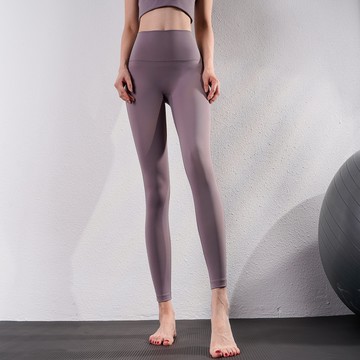 運動長褲女高腰提臀裸感跑步速干健身服春夏款可外穿蜜桃臀瑜伽服