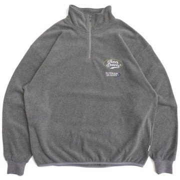 BEN DAVIS 23780019-03 HALF ZIP FLEECE 搖粒絨 半拉鍊 大學T (深灰色)