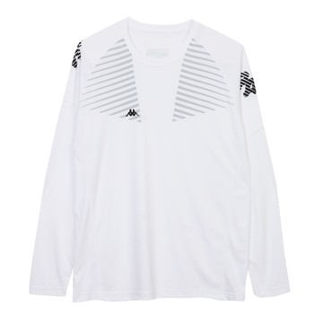 KAPPA義大利 吸濕排汗中性圓領衫 白 351R2WW001 台灣製