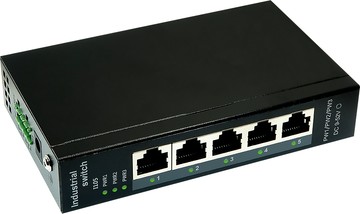 yaba 工業用 交換器 乙太網路switch hub金屬鐵殼 switch 交換機 DIN 軌道IPCAM網路設備三重備用備援電源