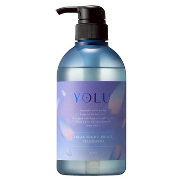 YOLU 放鬆夜間修護洗髮精 櫻花&玉蘭花 475ml - 夜間修護、柔順光澤、溫和清潔  1瓶