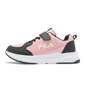 Fila 休閒鞋 J820Z 中大童鞋 女鞋 黑 粉紅 運動鞋 魔鬼氈 斐樂  3J820Z501