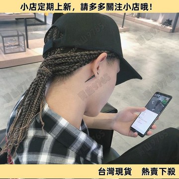 【限時特惠】非洲hiphop雷鬼嘻哈小鬼帽子假髮套臟辮假髮男高溫絲接髮神器藏辮
