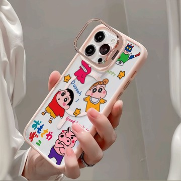 Q版小新小葵 一體隱形支架 iPhone 17 Pro Max 16 plus 16e 17 air 磁吸無線充 防摔殼