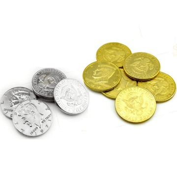 美金五角 half dollar 魔術道具 金銀款 硬幣魔術必備 鎳幣 魔術道具【TW.Magic】