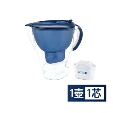 【BRITA】Marella 3.5L馬利拉濾水壺+全效型濾芯(一壺一芯) (藍色)