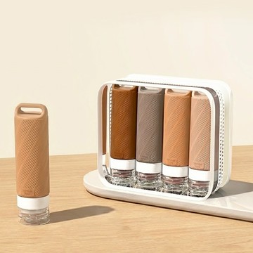 [台灣現貨] 乳液分裝瓶 旅行分裝瓶 擠壓瓶 90mL軟管分裝瓶 旅行分裝袋 矽膠分裝瓶