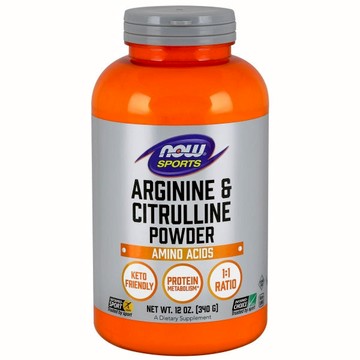 Arginine & Citrulline Powder 12 Oz by Now Foods