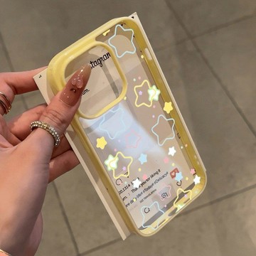 滿屏星星適用於蘋果16手機殼iphone15pro/14/13防摔12/11亞克力