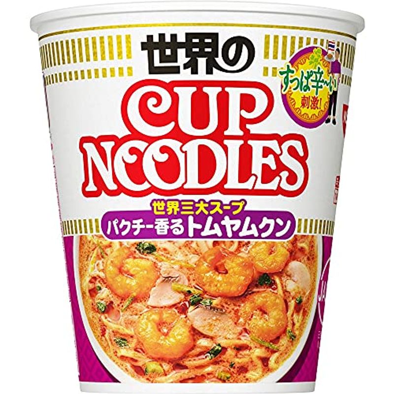 日清食品 カップヌードル パクチー香るトムヤムクン 75g x12個