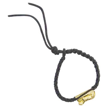 咬錢虎 中性黑網繩手鍊  5g  1個