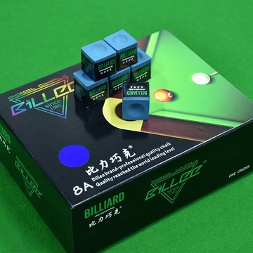 畢力BILLEE 8A撞球巧粉黑八美式九球斯諾克撞球擦粉撞球桿擦粉