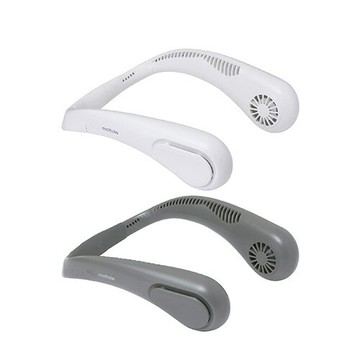 現貨 日本 mottole MTL-F020 頸掛式 電風扇 掛脖風扇 靜音 2段風量 抗菌加工 USB充電