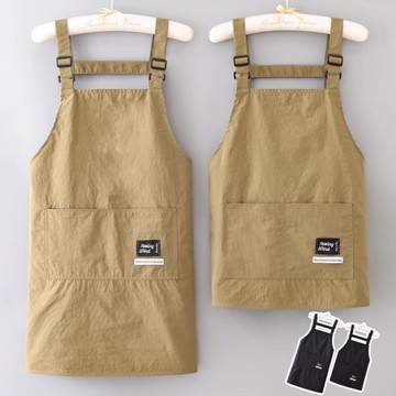 台灣現貨✨圍裙 家用簡約圍腰耐磨圍裙 工作圍裙 咖啡圍裙 防水圍裙 廚房圍裙 防水圍裙 圍裙 廣告圍裙 烘焙圍裙 工作服