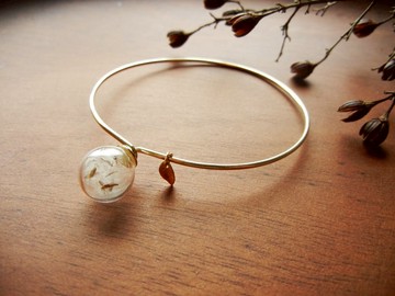 *coucoubird*蒲公英小葉手環-金