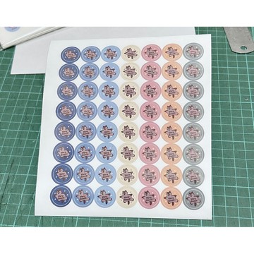 1.5公分飛鼠集點卡貼紙56枚1張綜合圖案,圓貼紙1.5X1.5公分 集點卡飛鼠獎勵貼 安親班鼓勵貼紙 集點卡貼紙 獎