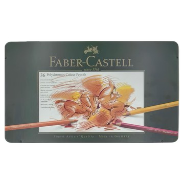 FABER-CASTELL 輝柏 專家級油性色鉛筆  36色  1盒