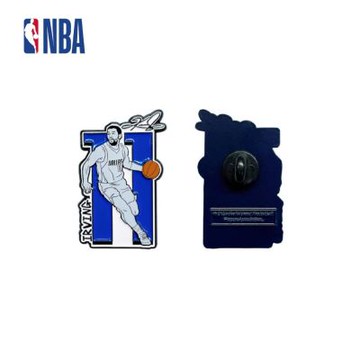 NBA 球星形象彩色徽章 獨行俠隊 #11 Kyrie Irving 藍色系-NBPA-PN240085