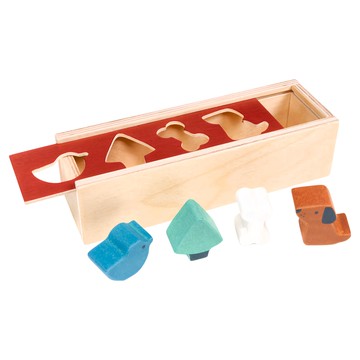 mentari 可愛動物配對盒 MT7109 適用年齡：2歲以上 主要材質：橡膠木  多色  1組