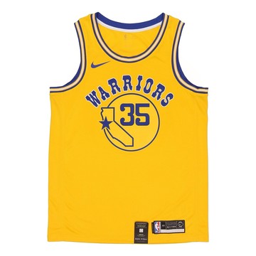 Nike Classic Edition Swingman Connected Jersey NBA SW Fan Edition Golden State Warriors Durant Yellow Socks Yellow