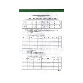 加新 1125P (入袋)扶養親屬表 / 本