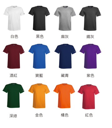 【毒】Champion T425 高磅數6.1oz 素T 基本 刺繡Logo 男女款 (12色)【領券折222｜Cube卡+APP下單最高10%回饋】